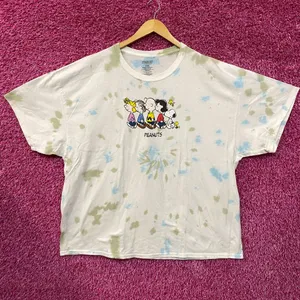 Peanuts Snoopy and the Gang Tie Dye T-Shirt 2XL thumbnail 1