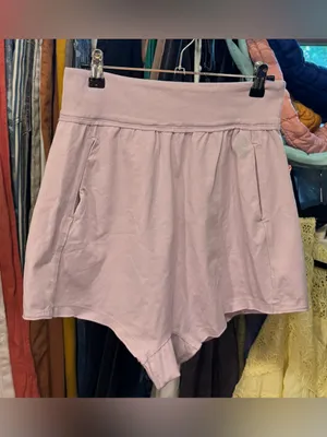 NWT Free People FP Movement Hot Shot Harem Shorts - oyster gray purple - XS thumbnail 7