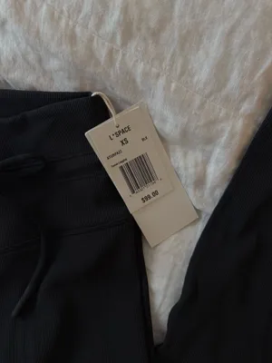 NWT L Space Black Rib Leggings thumbnail 2