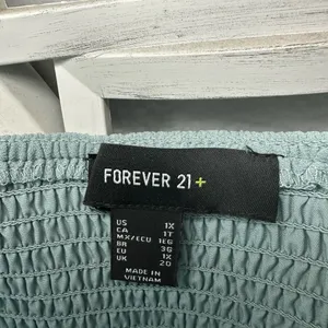 Forever 21 Plus Gray/Blue Mini Dress thumbnail 5
