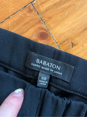 Aritzia babaton pants black xxs japan fabric thumbnail 6