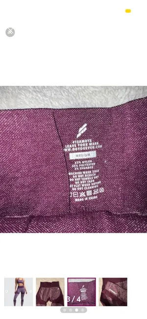 DOYOUEVEN Impact Seamless Compression Leggings Plum Purple thumbnail 3