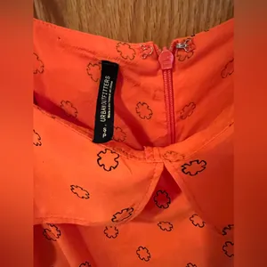 Urban‎ Outfitters Ooh La La Orange Red Rouge Side-Slit Romper Overlay Maxi Dress thumbnail 8