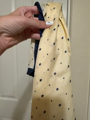 Showpo Off White Blue Star Scarf thumbnail 2