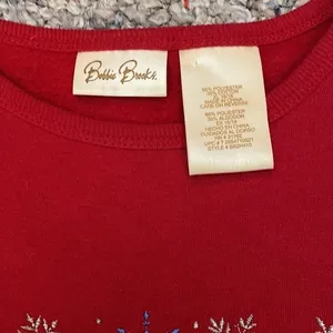 Vintage Bobbie Brooks holiday sweatshirt. Let it snow! Size XL thumbnail 3
