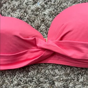 Kate Spade Pink Bikini Top Sz M thumbnail 2