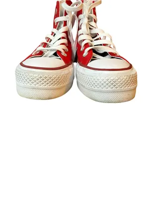 Converse All Stars USC Gamecocks Red Platform High Top Sneakers thumbnail 5