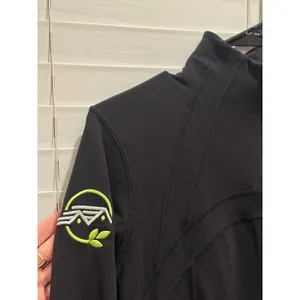 Lululemon Define Jacket Womens 10 Black Full Zip Embroidered Logo thumbnail 4