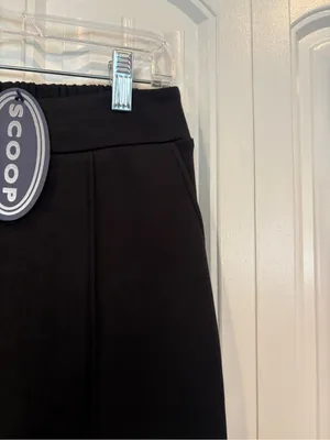 Scoop black wide leg pants size small thumbnail 4
