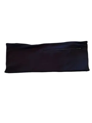 Black 360 Running Belt with Hidden Zipper Pockets thumbnail 3