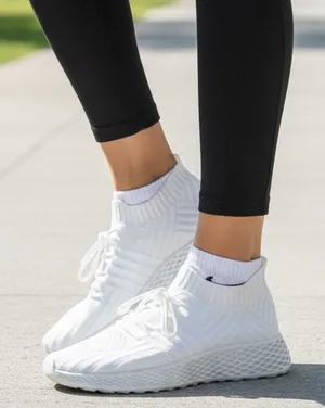 NWT Altar'd State Women’s Tuscan White Aero-Knit Trainers thumbnail 1