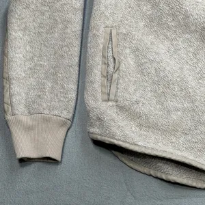 Abercrombie & Fitch Fleece Pullover Women S Tan Gorpcore Cabincore Soft Academia thumbnail 6