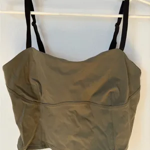 Outdoor Voices Olive Top with Black Accents thumbnail 2