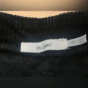 Mi Ami black corduroy overall dress with pockets Size XS thumbnail 2