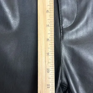 Guess Women's Faux Leather Pants Trousers Festival Rave Preppy Black Size M thumbnail 6