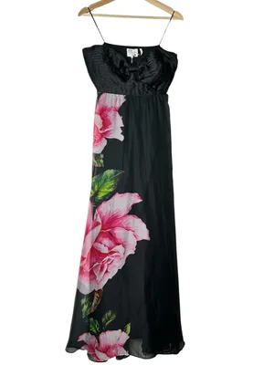 One33 Social Chiffon Strapless Gown Black Size 6 thumbnail 2