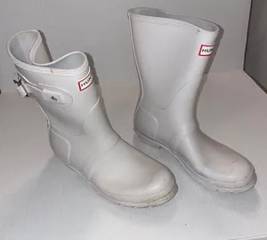 Rain Boots White Size 7 thumbnail 5