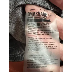 Gymshark Core‎ Leggings Marled Charcoal Gray White Spellout Size Medium thumbnail 5