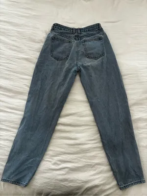 Princess Polly Vintage-Style Boyfriend Jeans in Washed Blue-Gray thumbnail 4