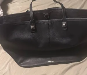 Rebecca minkoff black tote thumbnail 1