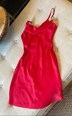 Intimately Free People Red Mini Slip Dress Size XXS thumbnail 1