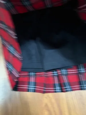 Tommy Hilfiger Plaid Y2K Academia Old Money Skirt with shorts under size small thumbnail 4