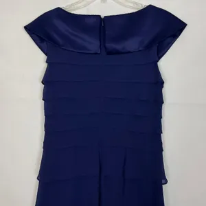 Alex Evenings Ruffed Midi Dress Womens 10 Party Cocktail Wedding Formal Glam thumbnail 8