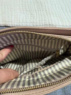 Miztique Blush Pink Structured Satchel with Adjustable Strap thumbnail 8