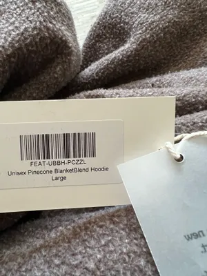 Feat blanket blend hoodie Brown Size L thumbnail 2