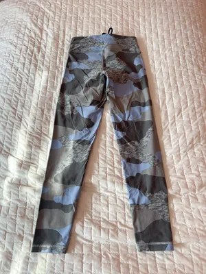 Offline By Warmup Purple Camo Drawcord Legging Size XS thumbnail 3