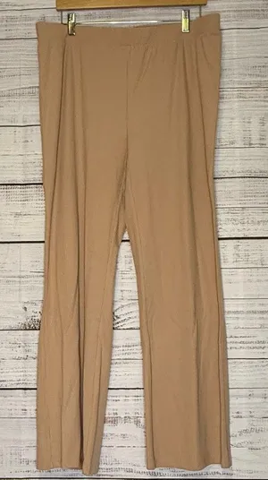 The Drop Classic Tan Women's Pants Size XXL thumbnail 1