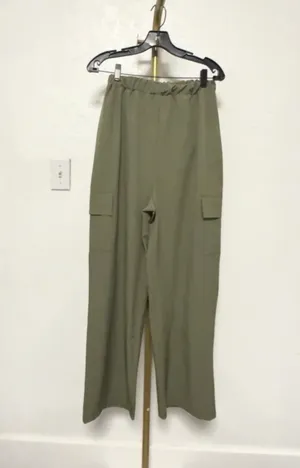 Derek Heart Olive Green High-Waisted Wide-Leg Cargo Pants - Size M 🌿✨ thumbnail 9