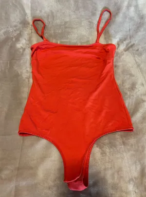 Free People Red body suit thumbnail 1