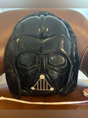 Disney Parks Star Wars Darth Vader Mini Backpack Black w/ Metal Hardware 14x10in thumbnail 7