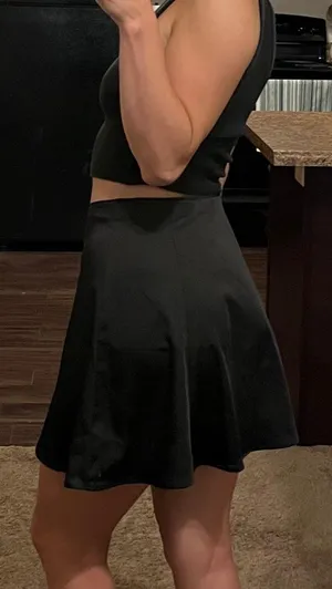 Abercrombie Black Silk Mini Skirt thumbnail 4