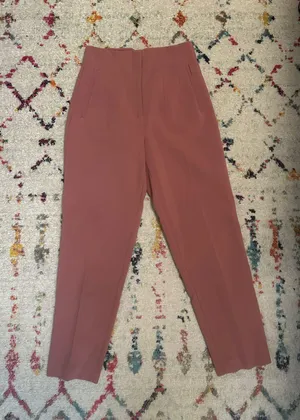 ZARA Pink Trousers thumbnail 4