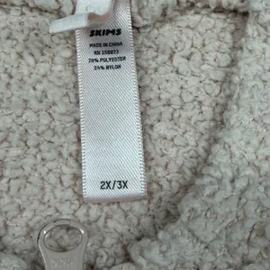 SKIMS Cozy Knit 3 Piece Set 2X/3X Pink Hoodie Joggers Wrap Crop Top thumbnail 8