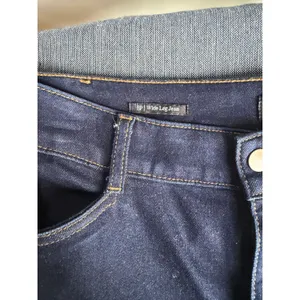 Talbots Dakota Wash Wide Leg Jeans Petite 8P Dark Wash High Rise Stretch Denim thumbnail 5