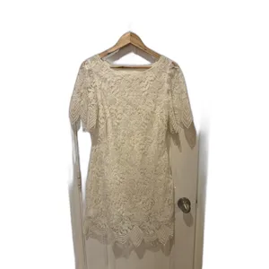 Anthropologie Women’s White Charleston Lace Mini Dress size Us 10 thumbnail 4