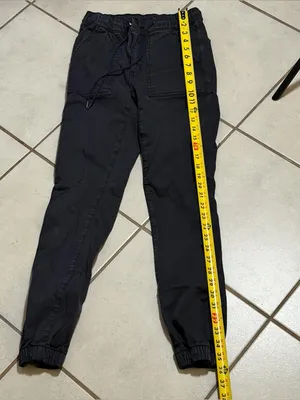 American Eagle Women Super Stretch Black Drawstring Jogger Cargo‎ Pants size 2 thumbnail 10