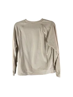 Eberjey Beige Crewneck Sweatshirt Women’s Small Cotton Blend Casual Long Sleeve thumbnail 2