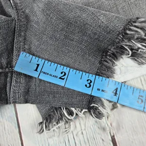 American Eagle‎ Vintage Hi-Rise Festival Shorts Grey Studded Denim Size 14 NWT thumbnail 12