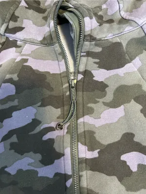 lululemon athletica Camouflage Zip Hoodie - Green/Purple thumbnail 2