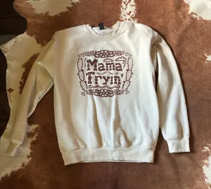 Mama Tryin sweatshirt Gildan sweatshirt size medium thumbnail 1