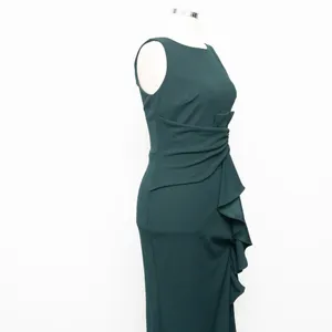 Betsy and Adam‎ Christine Scuba Crepe Ruffled Bow Gown thumbnail 8