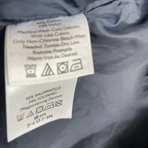 Eddie Bauer Navy Christine Trench Coat Cotton Nylon Preppy Classic - Size XS thumbnail 7