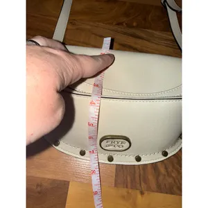 FRYE AND CO Blake‎ Belt Bag Whitecap Leather Studded Crossbody Shoulder Bag NEW thumbnail 6