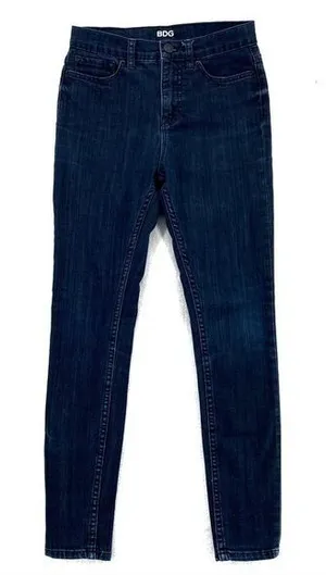 BDG Stretch Dark Wash High Rise Twig Skinny‎ Jean thumbnail 1