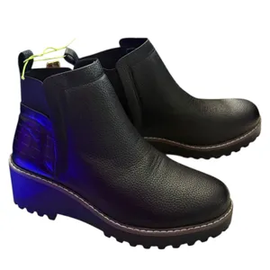 Rampage Sacha Black Ankle Wedge Boots Size 10 thumbnail 3
