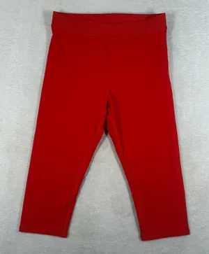 Alo Yoga W51024R Red High Rise Ribbed Waist Capri Leggings Small HO25 thumbnail 1